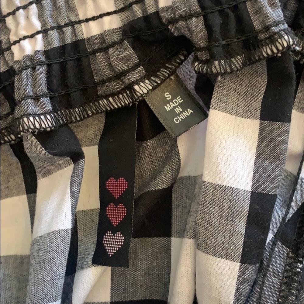 Off the shoulder gingham dress - Picture 3 of 4
